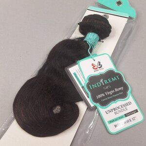 12” Indi Remi Unprocessed Natural Body Wave Virgin Human Hair Weft Extensions